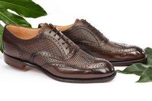 Picture of a pair of brown men's shoes from the Joseph Cheaney & Sons website.